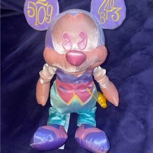 Disney 50th Anniversary Mickey Main Attraction It's a Small World Plush Limited